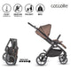 Carucior modular 2in1 Coccolle Serry Light taupe