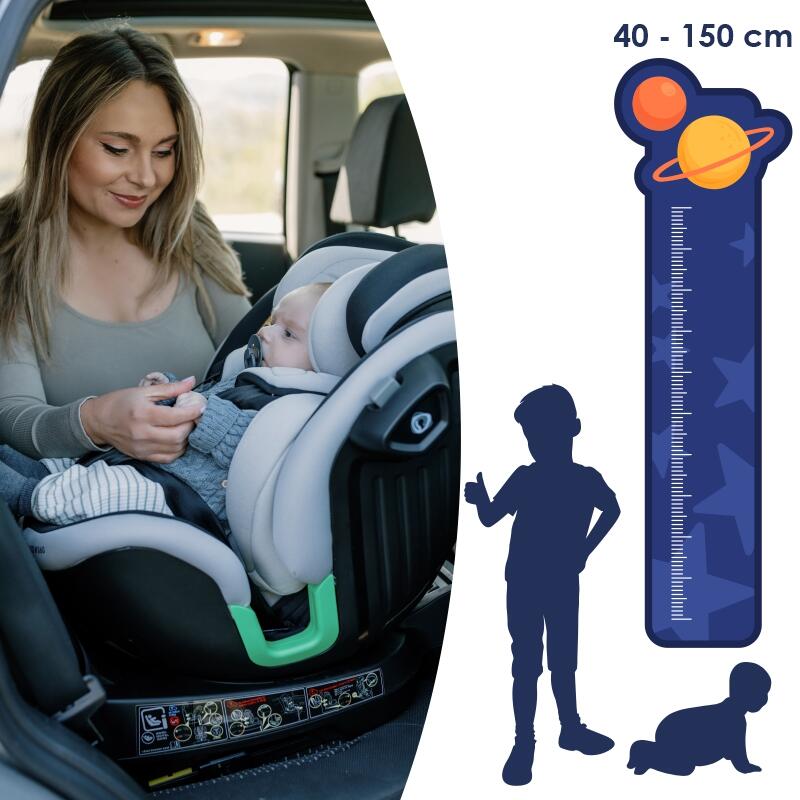 Scaun auto iSize 40-150 cm Coccolle Mago Neutral grey - gogobaby.ro