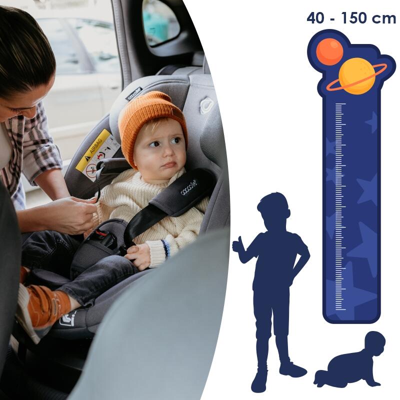 Scaun auto iSize 40-150 cm Coccolle Nyota Moonlit grey - gogobaby.ro