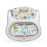 Scaun de luat masa multifunctional Coccolle Ziti Grey Stars
