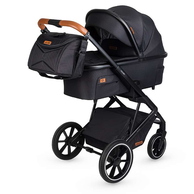Carucior modular 2in1 Coccolle Nessia Diamond black - gogobaby.ro