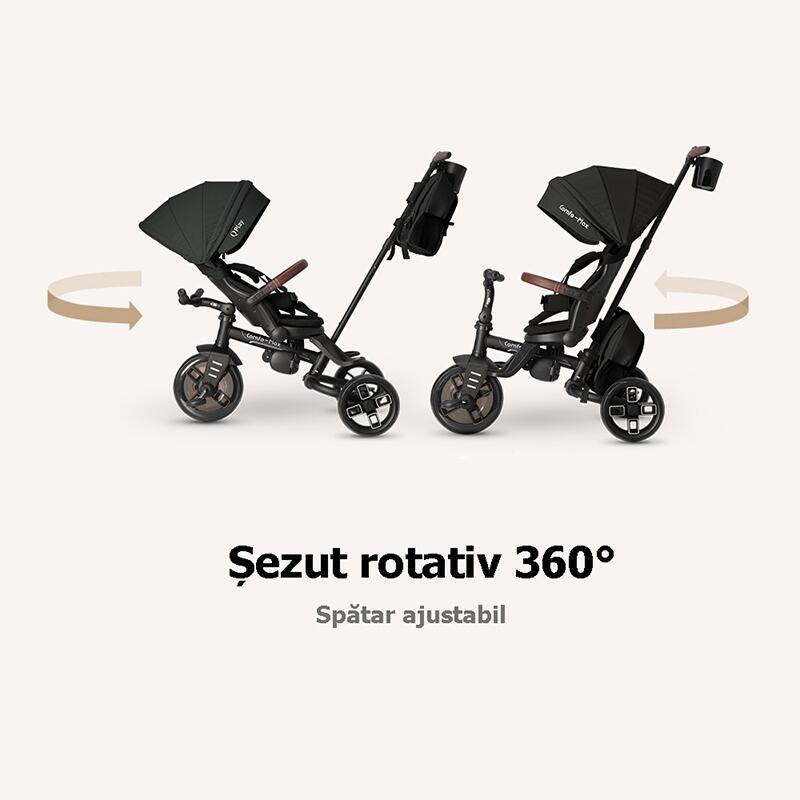 Tricicleta ultrapliabila Qplay Comfo Max Negru