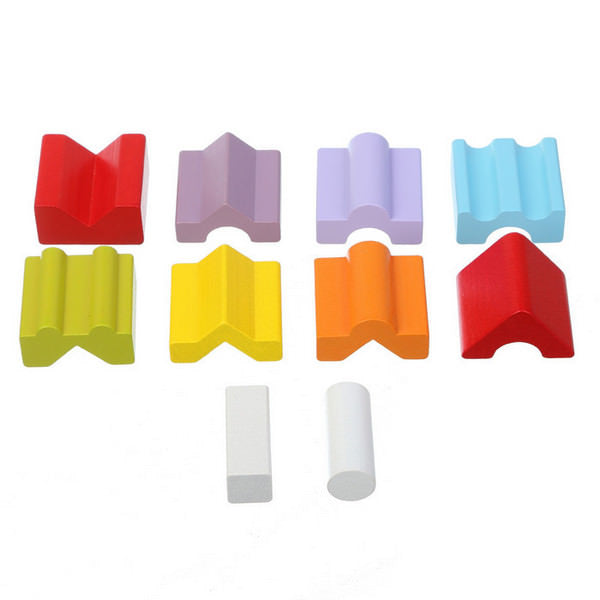 Jucarie Din Lemn Cubika, Set Constructii 