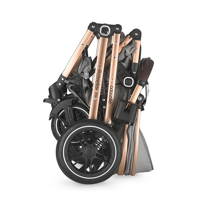 Carucior ultracompact 3in1 Coccolle Ravello Moonlit grey - gogobaby.ro