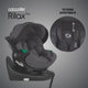 Carucior modular 4in1 Coccolle Lissia Butternut Beige cu Scoica auto iSize Coccolle Rilax Greystone si Baza isofix iSize Coccolle Rilax