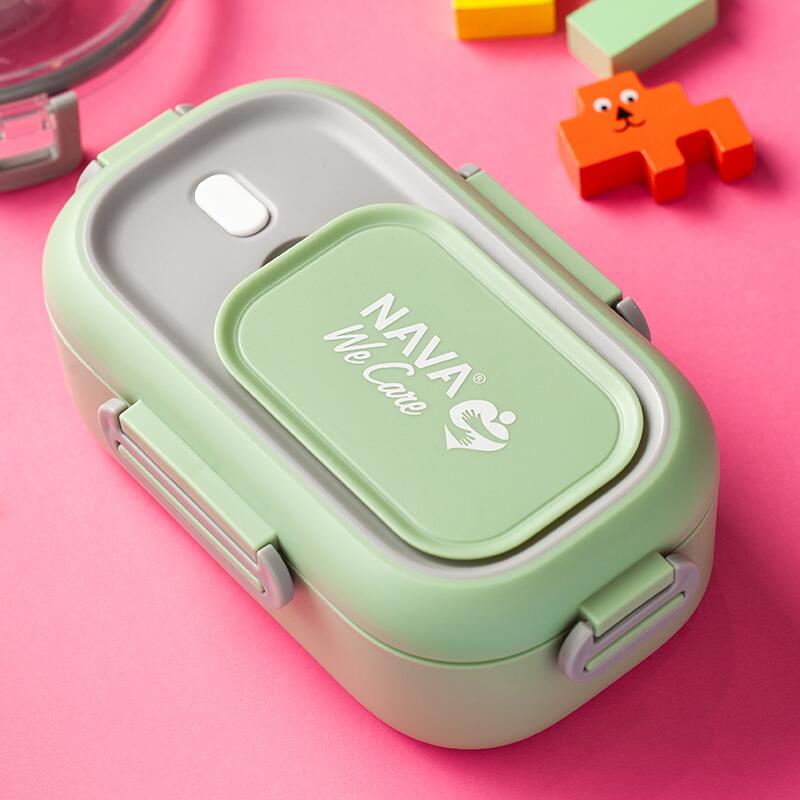 Lunchbox Nava We care 800 ml galben