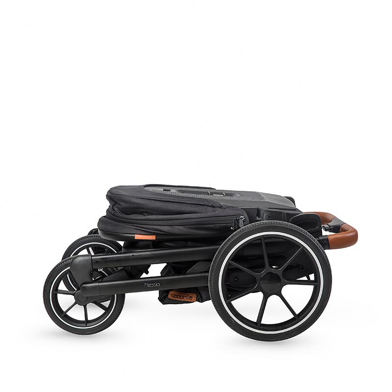 Carucior modular 2in1 C Nessia Diamond black+Balansoar bebelusi C Velio Butternut - gogobaby.ro