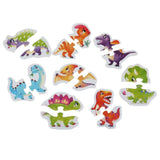 Puzzle pentru copii, 2 Ani+, Puzzlika - Dinozauri