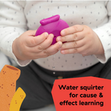Baby Einstein - Set de pahare senzoriale pentru stivuire si scurgere, 
