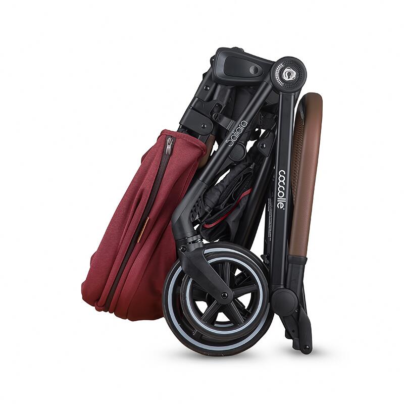 Carucior modular 3in1 Coccolle Saliara Cabernet+ Scoica auto iSize Coccolle Knox Black
