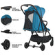 Carucior sport autofold Coccolle Melia Deep turquoise