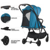 Carucior sport autofold Coccolle Melia Deep turquoise