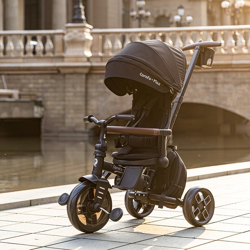 Tricicleta ultrapliabila Qplay Comfo Max Negru