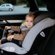 Scaun auto iSize 40-150 cm Coccolle Sidra Moonlit grey+Coccolle protectie bancheta auto mica