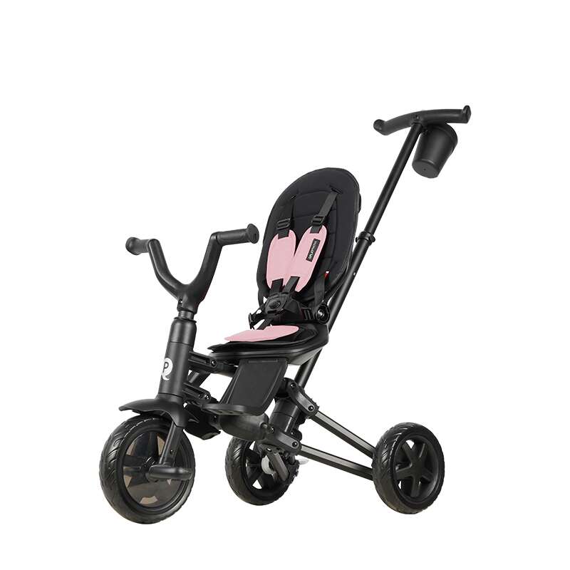 Tricicleta ultrapliabila Qplay Nova Niello Roz - gogobaby.ro