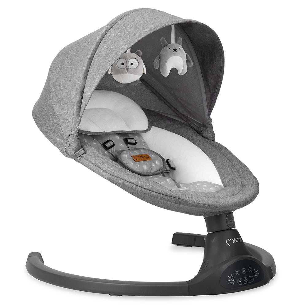 Balansoar electric MoMi Lami, Dark Grey - gogobaby.ro