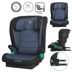 Scaun auto iSize 100-150 cm Coccolle Eris Rock blue