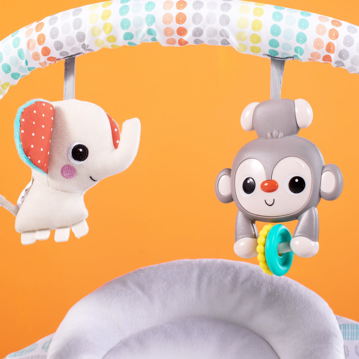 Bright Starts – Leagan portabil Whimsical Wild™ - gogobaby.ro