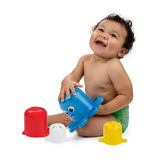 Baby Einstein - Set de pahare senzoriale pentru stivuire si scurgere, 