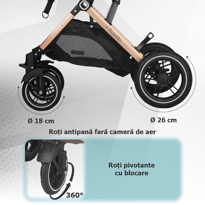 Carucior ultracompact 3in1 Coccolle Ravello Diamond black