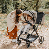 Carucior modular 3in1 Coccolle Lissia Moss green +Scoica auto iSize Coccolle Knox Black
