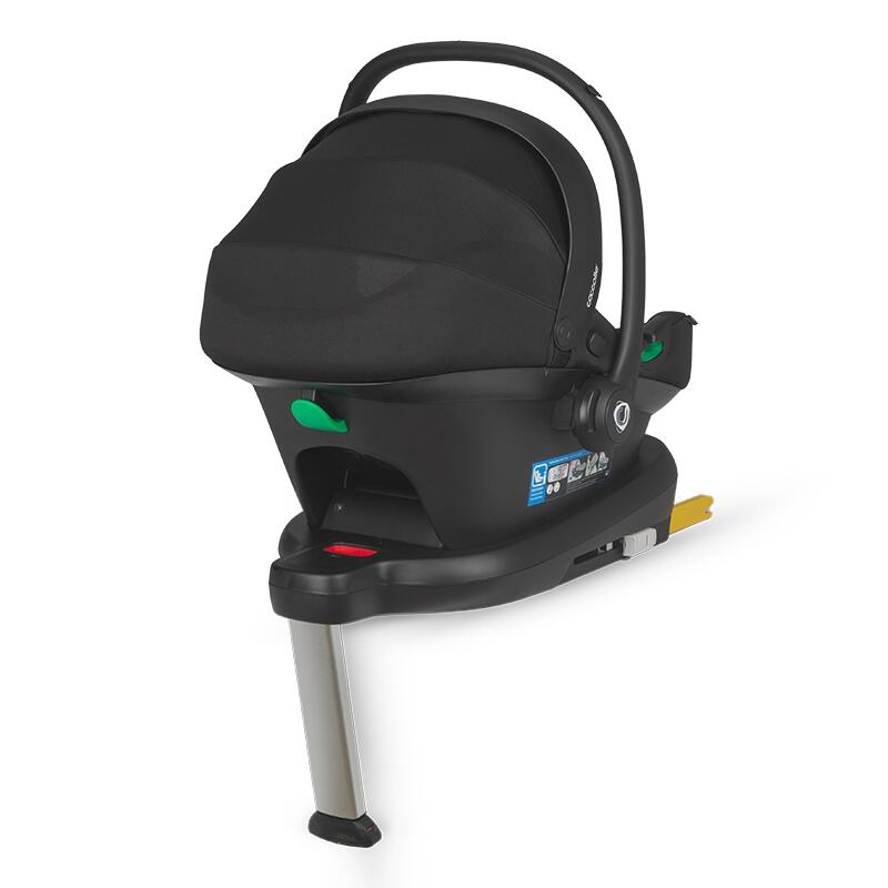 Sistem modular 4in1 Coccolle Aspen Jet Black cu Scoica auto iSize Coccolle Knox Black si Baza isofix iSize Coccolle Knox