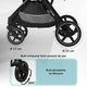 Carucior transformabil 3in1 Coccolle Amani Anthracite
