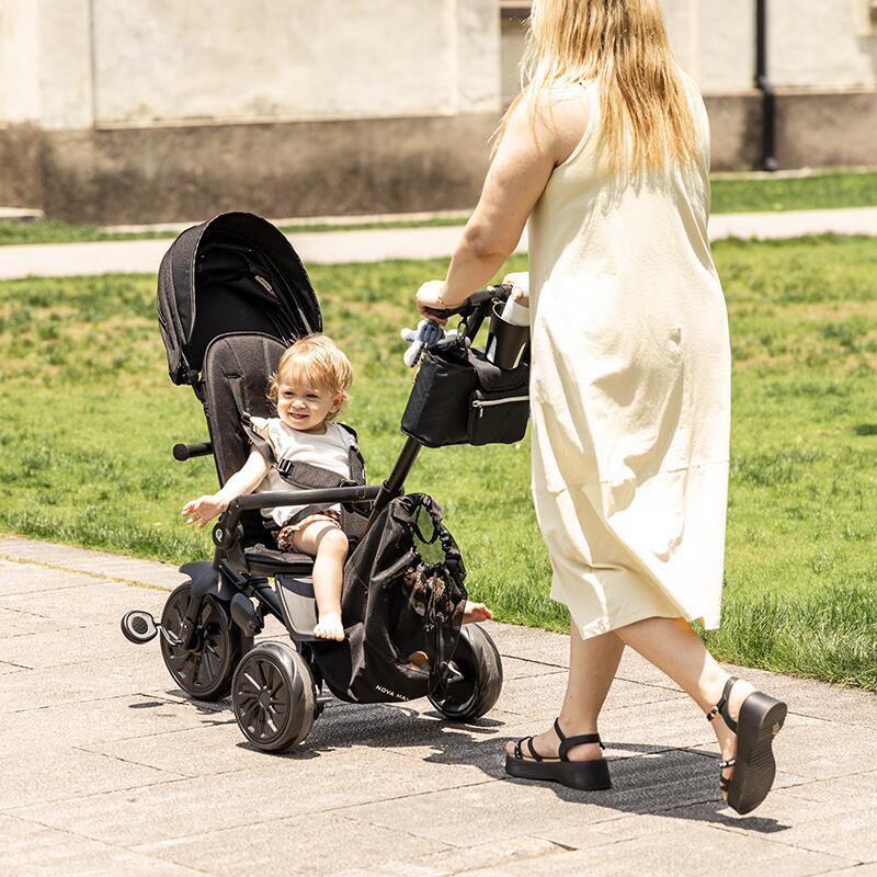 Tricicleta ultrapliabila Qplay Nova MAX Bej - gogobaby.ro