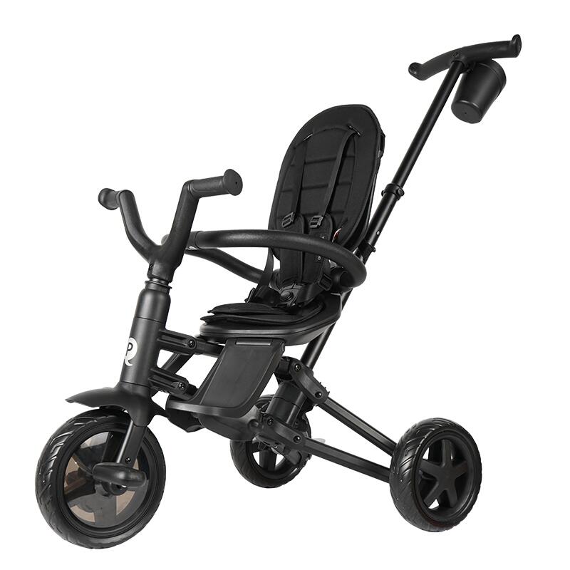 Tricicleta ultrapliabila Qplay Nova Niello Negru - gogobaby.ro