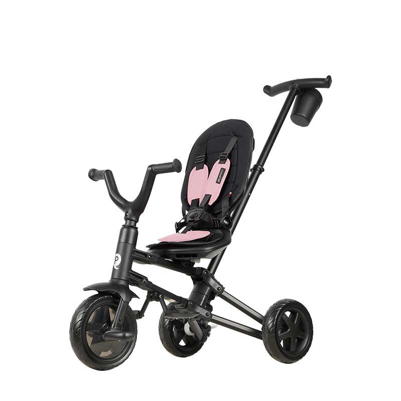 Tricicleta ultrapliabila Qplay Nova Niello Roz - gogobaby.ro