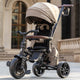 Tricicleta ultrapliabila Qplay Comfo Max Bej inchis