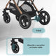 Carucior ultracompact 3in1 Coccolle Ravello Diamond black