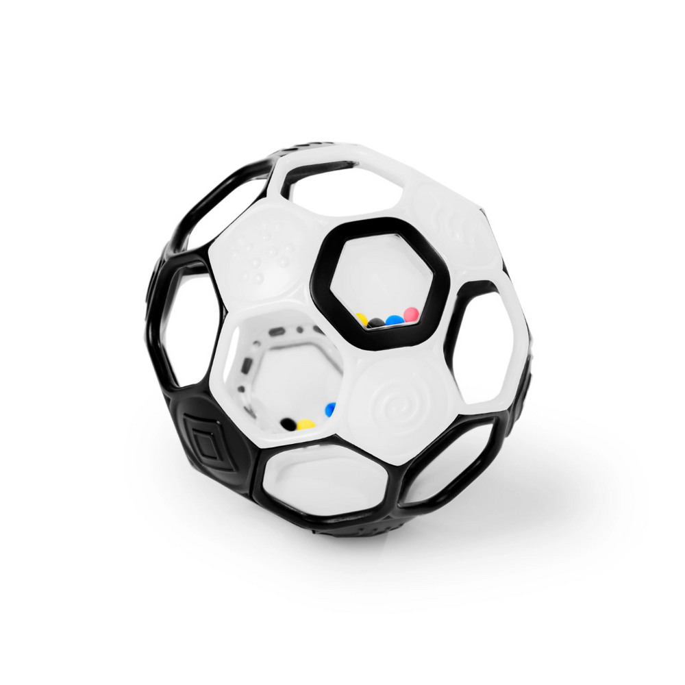 Bright Starts - Minge zornaitoare Grippin' Goals Alb-Negru