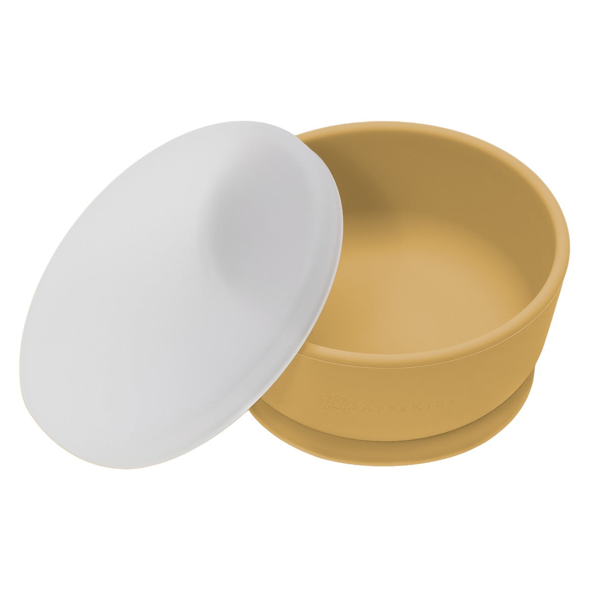 Bol din silicon cu ventuza si capac, AppeKids - Honey - gogobaby.ro