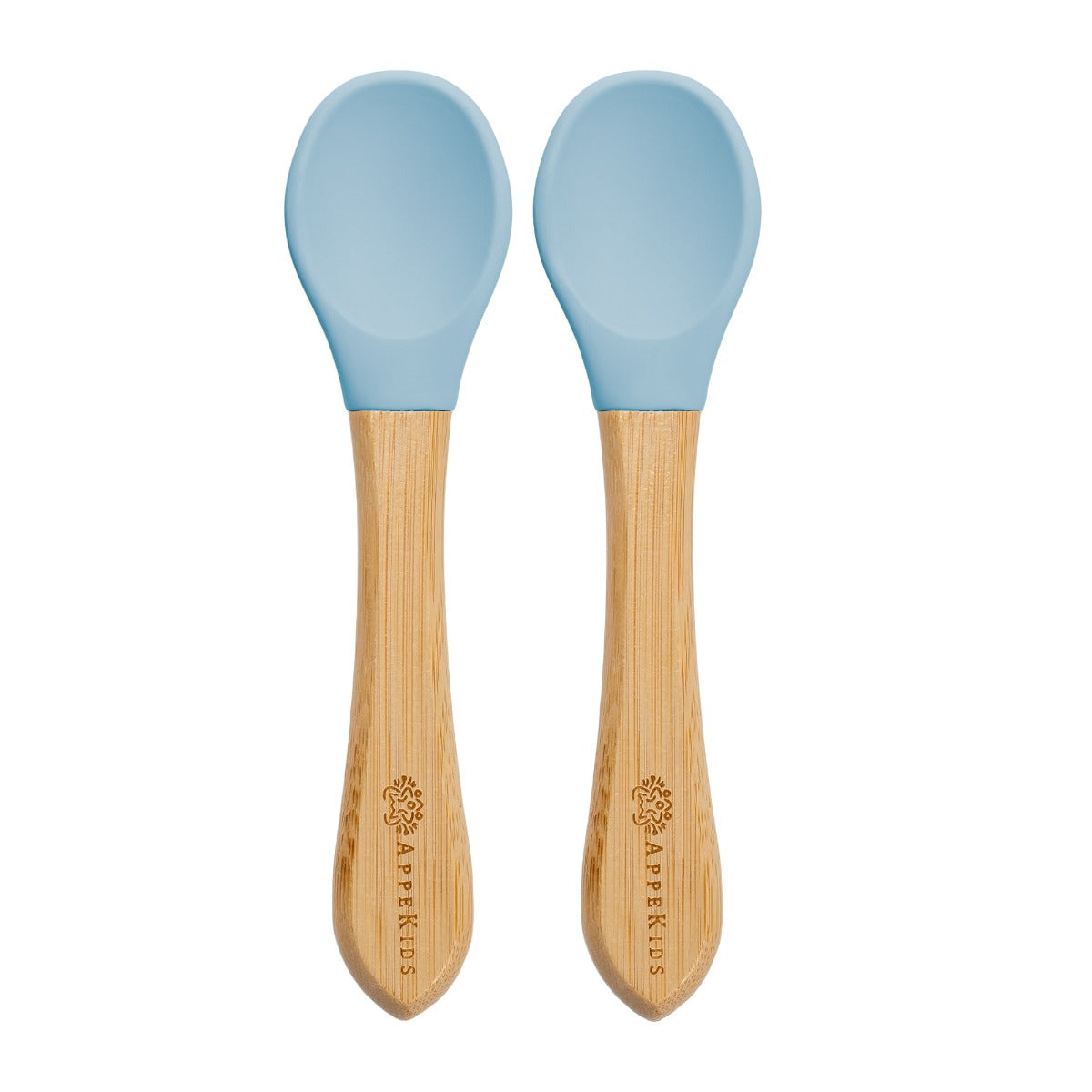 Set Lingurite din bambus, AppeKids - Aqua Blue