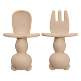 Set Tacamuri din silicon, AppeKids, The Little Bear,  Bubble Beige