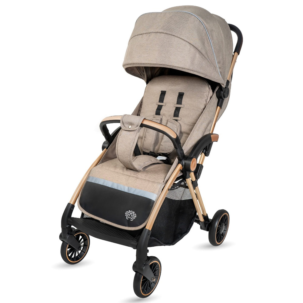 Carucior Sport AppeKids – Upp – Ultracompact, Pliere automata, De la nastere la 22kg - Bubble Beige