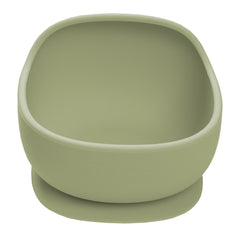 Bol din silicon cu ventuza, AppeKids, Classic - Raw Green