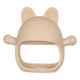Jucarie pentru dentitie din silicon, Appekids, Manusa Kitty - Bubble Beige
