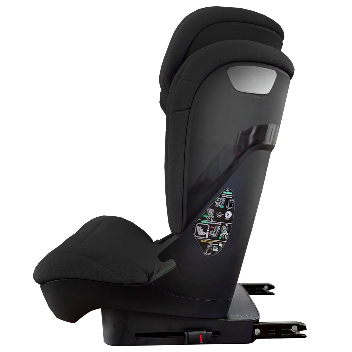 Scaun auto Appekids, I-SIZE, 100 -150 cm, Q-Fix - Black