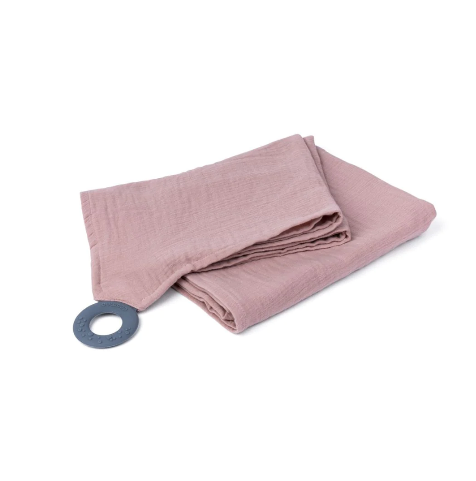 Doomoo - Esarfa pentru alaptat multifunctionala din bumbac organic Mom’n Play Pink - gogobaby.ro