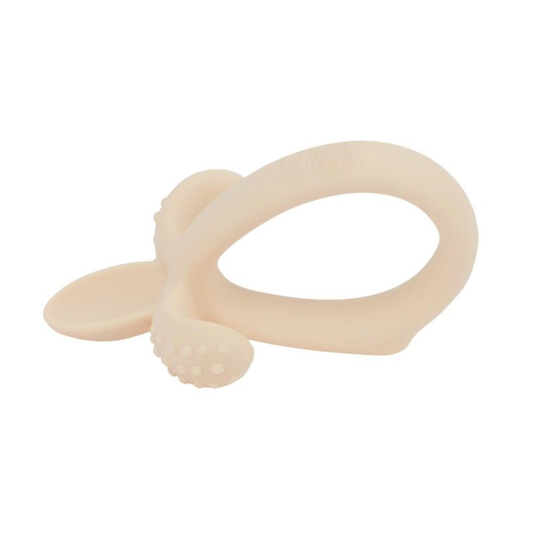 Babymoov - Lingurita bebe 2-in-1 din silicon, pentru diversificare si dentitie