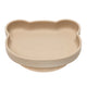 Farfurie din silicon cu ventuza, AppeKids, The Little Bear - Bubble Beige