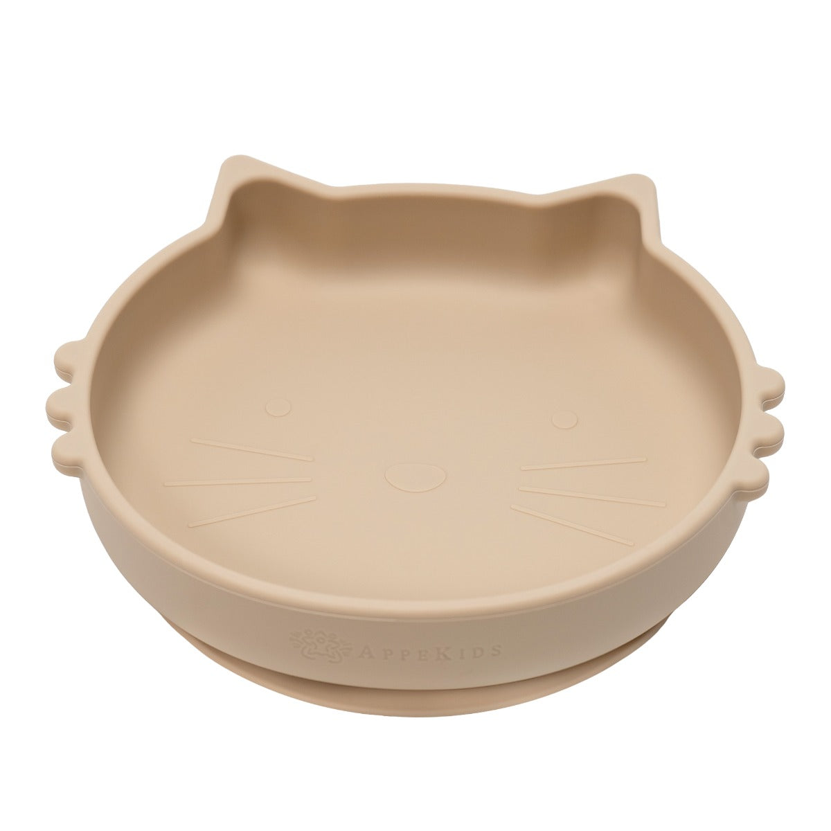 Bol din silicon, AppeKids, Kitty II - Bubble Beige - gogobaby.ro