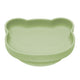 Farfurie din silicon cu ventuza, AppeKids, The Little Bear - Raw Green
