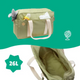 Badabulle - Geanta pentru scutece tip bowling Olive