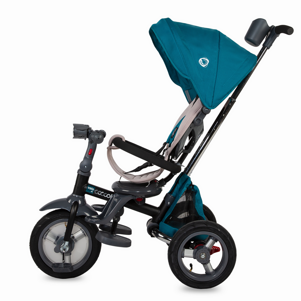 Tricicleta multifunctionala 4in1 cu sezut reversibil Coccolle Velo Air Verde - gogobaby.ro