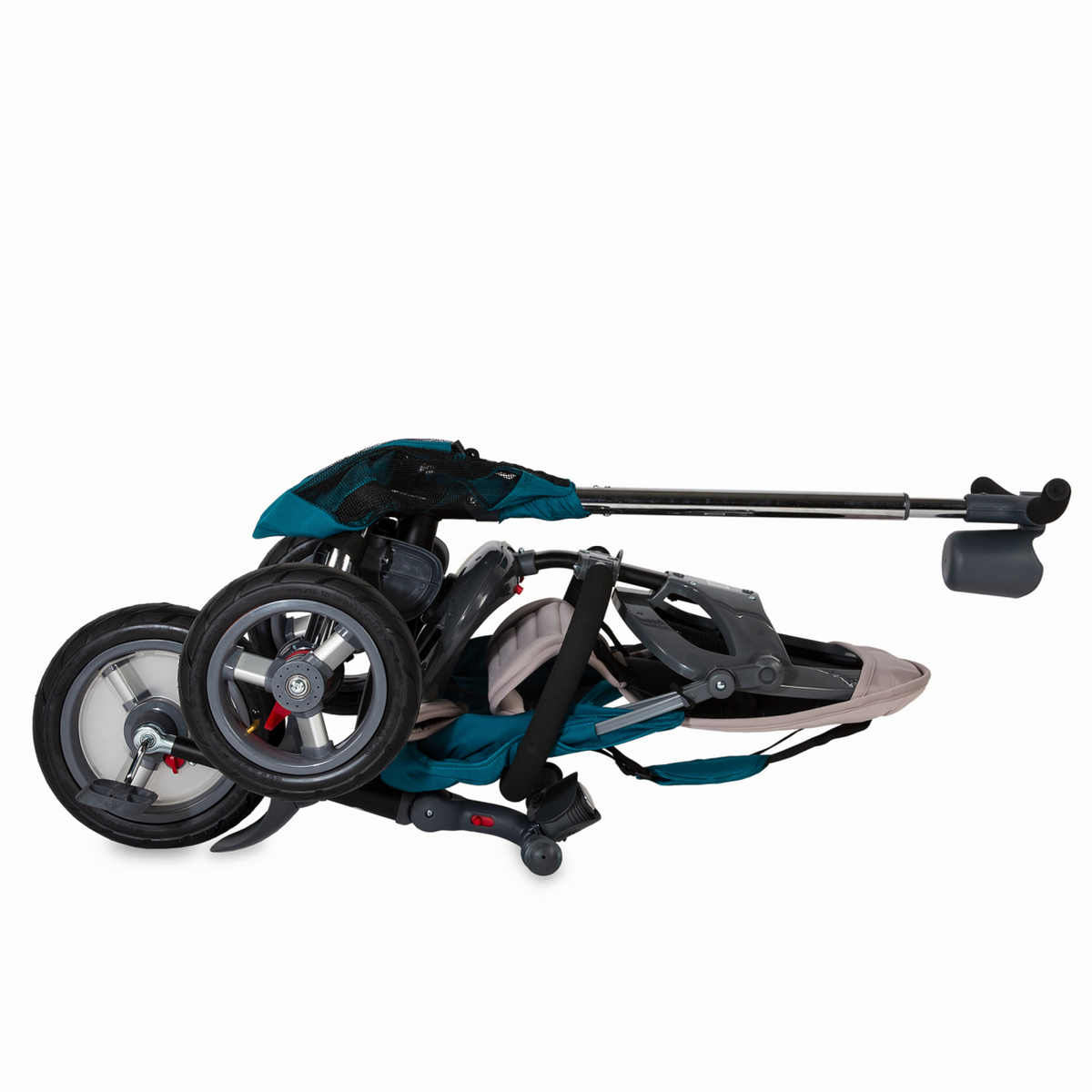 Tricicleta multifunctionala 4in1 cu sezut reversibil Coccolle Velo Air Verde - gogobaby.ro