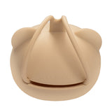 Suport pentru suzeta din silicon, AppeKids, The Little Bear - Bubble Beige
