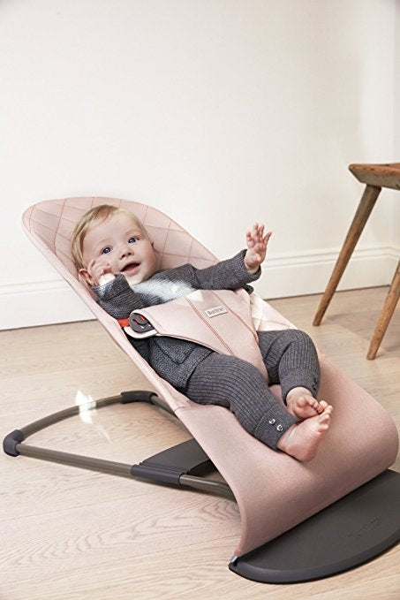 BabyBjorn - Balansoar Bliss Old Rose, Bumbac - gogobaby.ro
